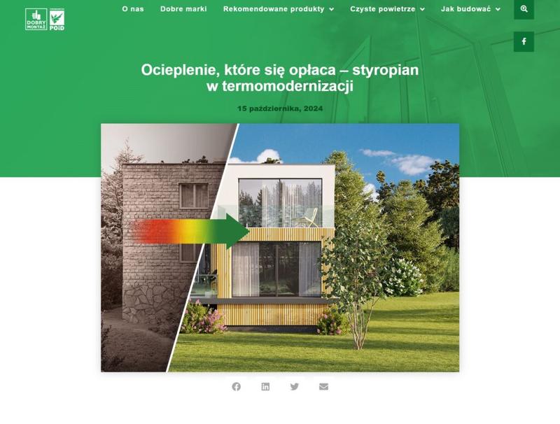 Narzędzia i materiały do montażu styropianu