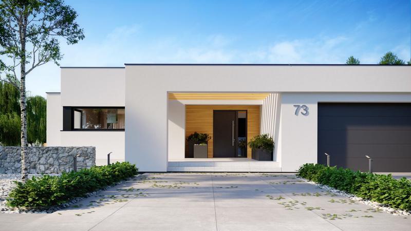 Nowoczesne domy parterowe