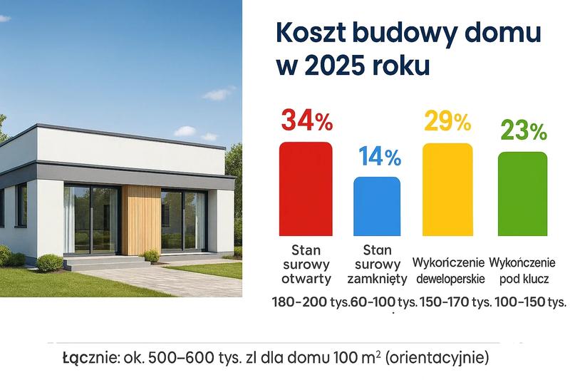 Jak kształtuje się cena budowy domu w 2025 roku za m2? Przewodnik po kosztach