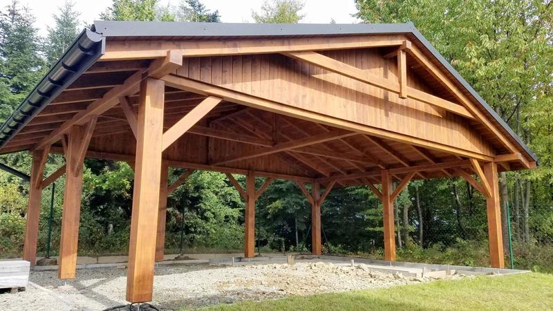 Budowa drewnianej wiaty krok po kroku