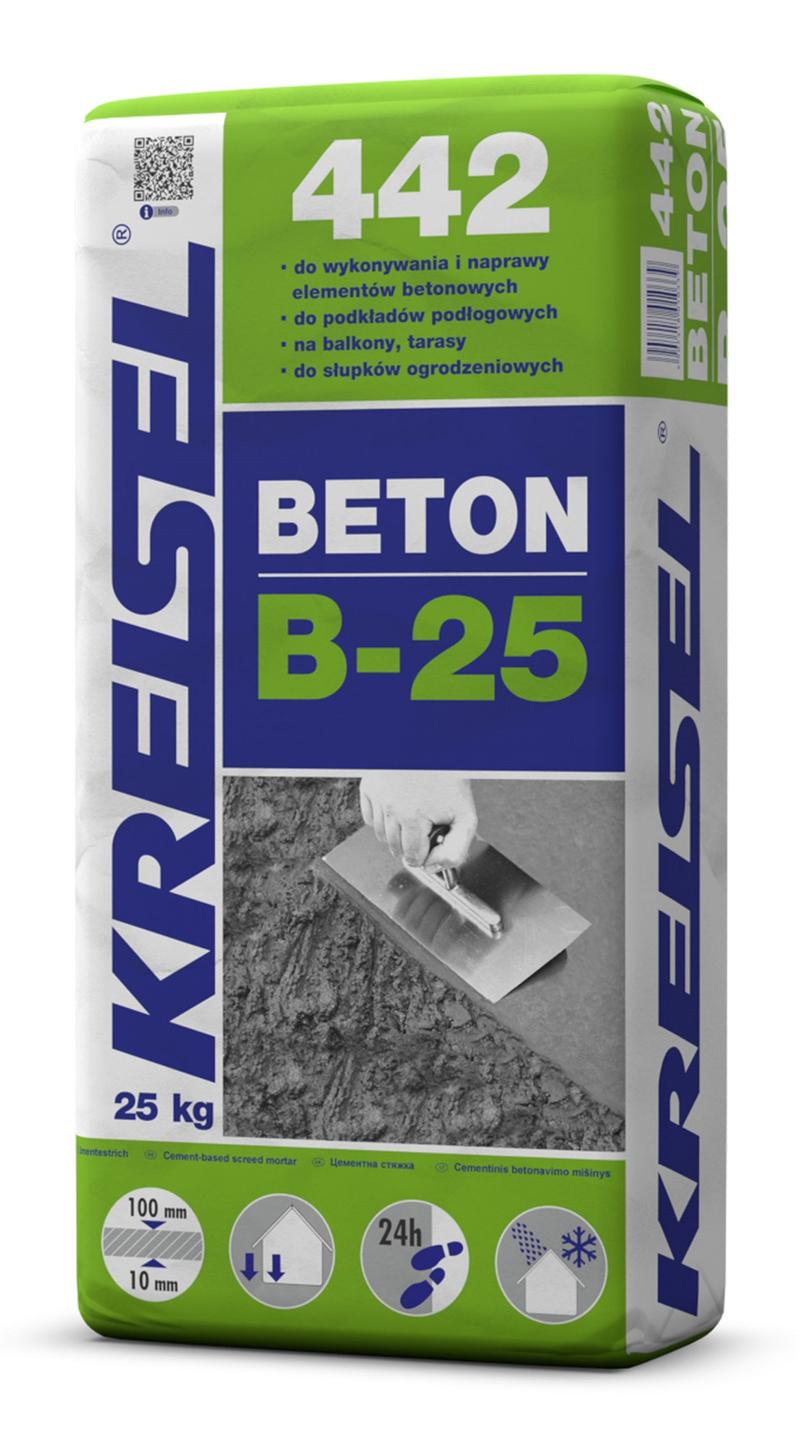 Czas wiązania betonu B25