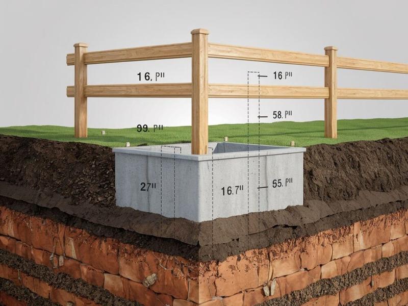 Dobór głębokości fundamentu pod płot