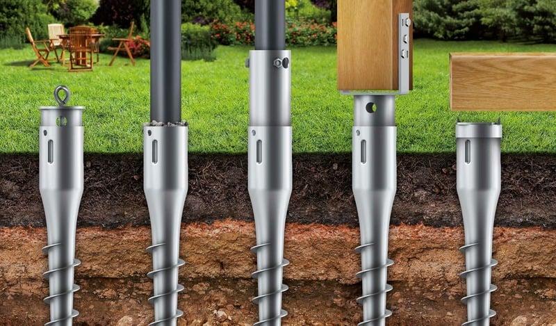 Fundamenty wkręcane pod dom