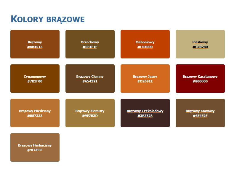 Odcienie brunatnego w modzie i designie