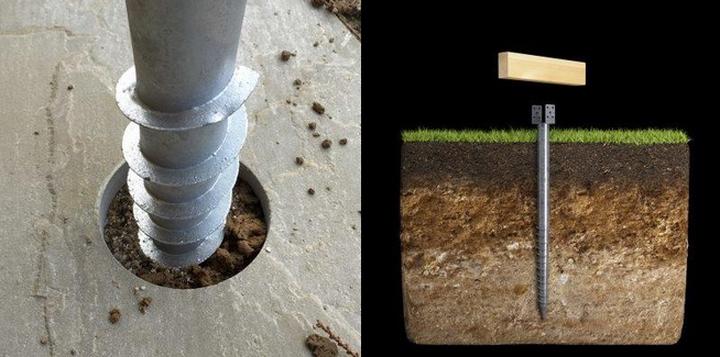 Rodzaje fundamentów wkręcanych