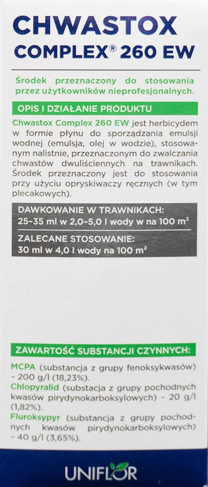 Skuteczność Chwastoxu na różne chwasty