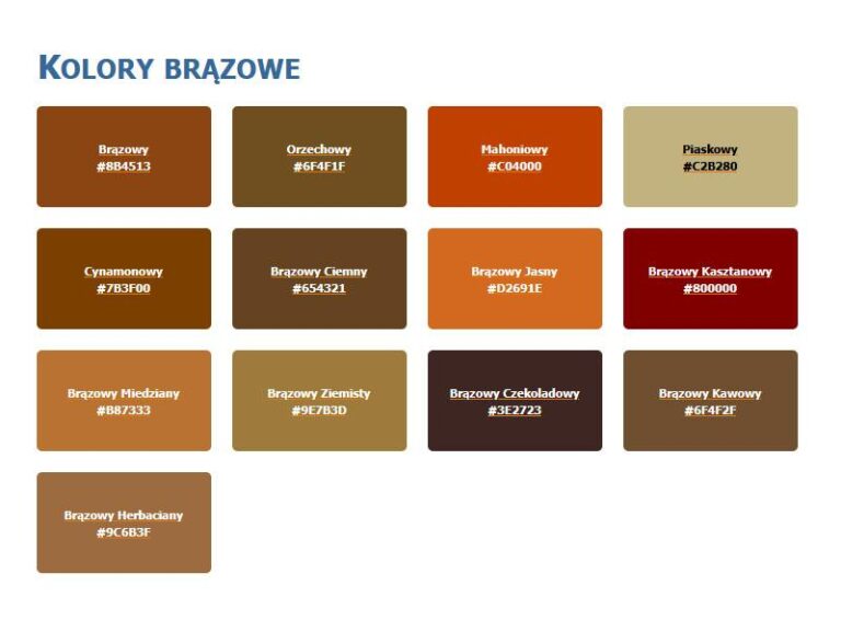 Odkrywając tajemnice koloru brunatnego – co warto o nim wiedzieć?