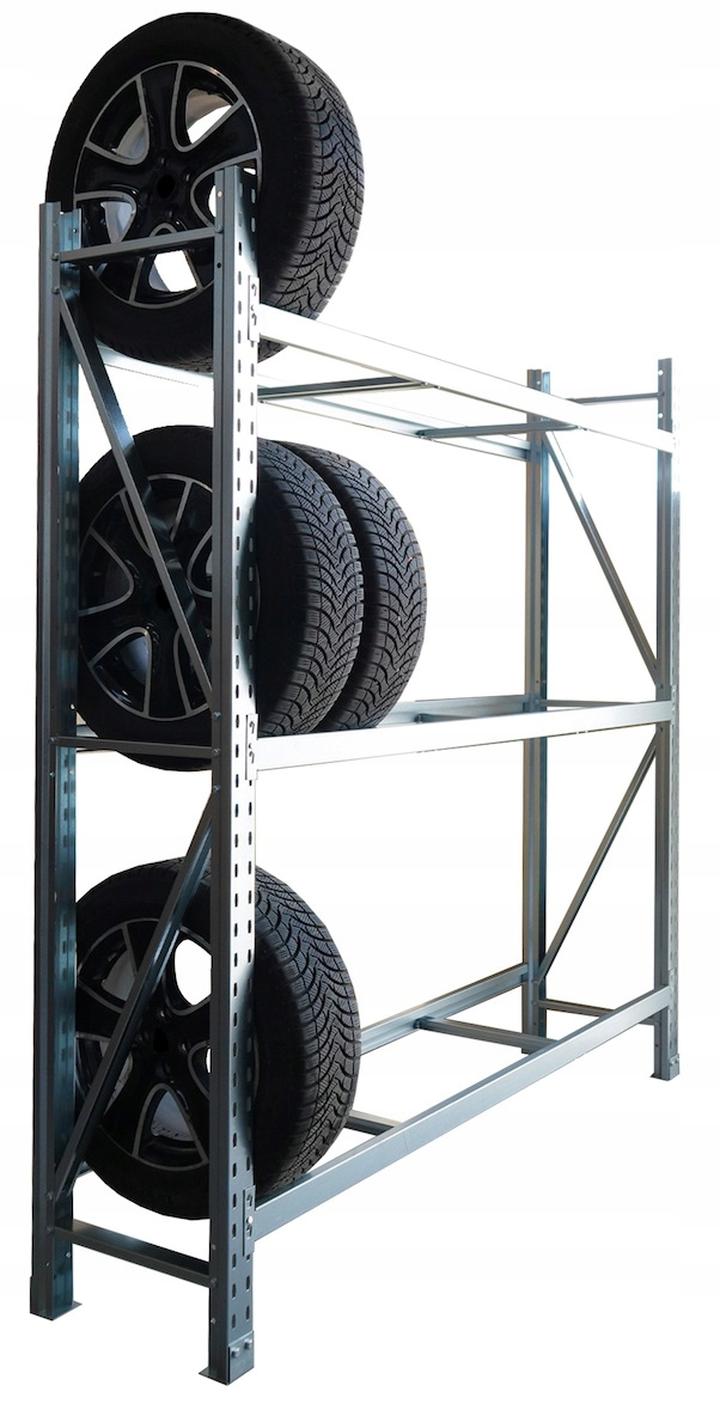 Montaż regału na opony