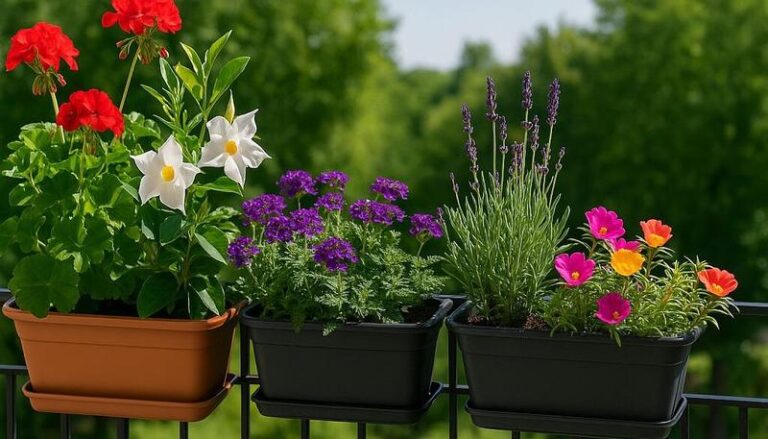 Rośliny idealne do doniczek na balkonie – co warto posadzić?